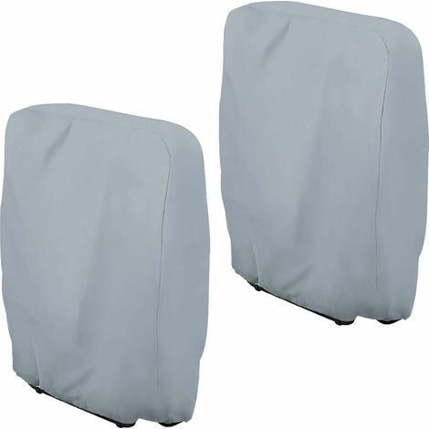 Housse de chaise pliante, protection de chaise de jardin, bâche, avec sac de rangement (set (1/5)