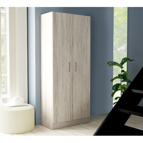 KIT ARMADIO 2 ANTE 71X51,5XH181 CM BIANCO GES. (1/3)