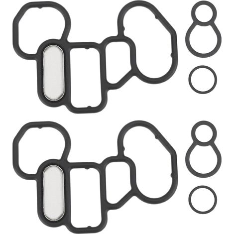 2 Kits Joint d’Adaptateur de Filtre à Huile avec Grille remplace 15825-P8A-A01 Compatible avec 1998-2007 1999-2010 2003-2008 2006-2014 2001-2013 2007-2012 1999-2003 2010-2013 2001-2003 2010-2013 (1/5)