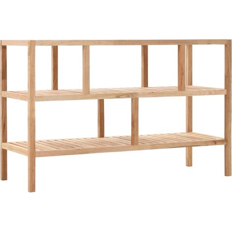 Étagère de Rangement Moderne de salle de bain Bois de noyer massif 100 x 40 x 65 cm - DH58881 (1/5)