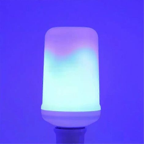 Ampoule LED effet flamme E27 9W 15W 85-265V 4 modes, imitation flamme, flamme jaune/bleue. (1/5)