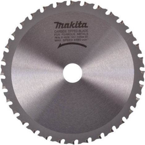 Makita B-46296 Lama Sega Circolare T.C.T. 150x20mm 32T Metalli Ferrosi