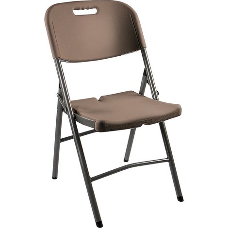 Silla plegable blanca 45x50x88