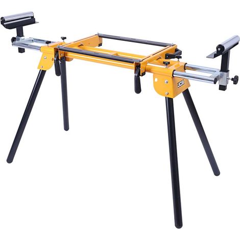 JCB Mitre Saw Stand, 1000-650 x 580 x 810-910mm, 200kg Max Load (1/2)
