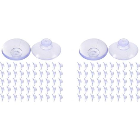 Filiyano-Lot de 300 ventouses transparentes pour fenêtres, tables et meubles en verre (2 x 300 pièces). (1/5)