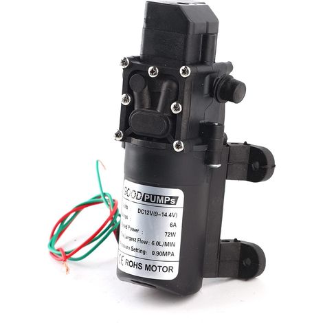 1 Pompe à diaphragme,Auto-amorçante 12V,Débit 6L/min,Pour jardin,Aquarium (1/5)