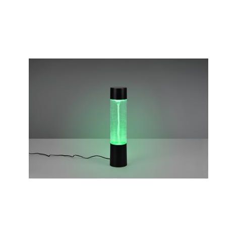 LAMPADA LED DA TAVOLO TORNADO RGB 9W H34CM NERA. (1/4)