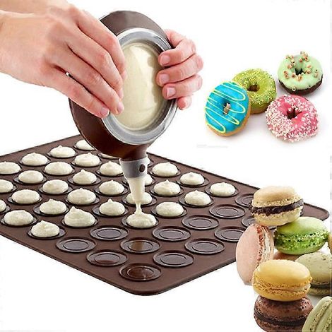 Plaques à macarons, tapis de cuisson pour macarons, moule à meringues 26 x 29 cm (1/5)