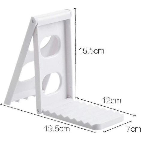 support pliable pour couvercles de casseroles, poêles et spatules de cuisine (blanc) (1/3)