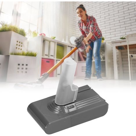 Dieser 21,6-V-Lithium-Ionen-Akku mit 4000 mAh Kapazität ist kompatibel mit Dyson V7/V8 Staubsaugern und Scheuersaugmaschinen und eine hervorragende Alternative zu einem Standardnetzteil. (1/5)