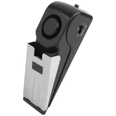 Portable Wedge Shaped Door Stop Alarm Home Travel Security System 120dB Wireless Burglar Alert (1/5)