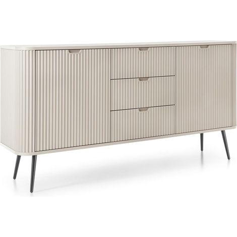 Cassettiera Cashmere, Piedi: Nero, 168 x 87 x 39 cm (1/4)
