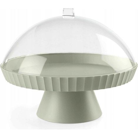 Centurion Soporte para pasteles verde con campana de conservación (1/3)
