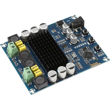 Carte d'amplificateur audio numérique Bluetooth 4.0 double canal 120 W + 120 W TPA3116D2 avec boîtier acrylique (1/5)