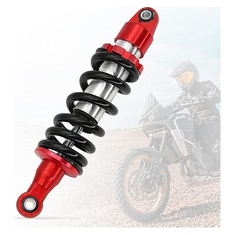 Amortisseur, Amortisseur Arrière de Moto 280mm Universel Amortissement Suspension Amortisseurs à Ressort avec Conception D'amortissement pour Quads Karts et Divers Autres Types de Véhicules
