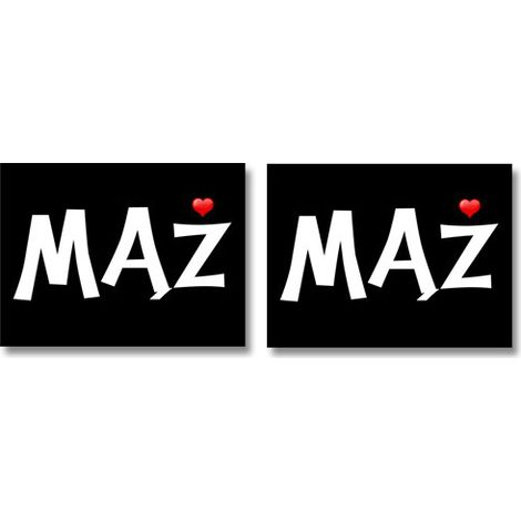 Adesivi per scarpe da marito, 2 pezzi, 1 confezione.