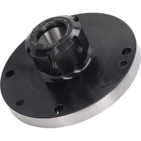 Mandrin Porte-Foret 7 Trous, Diametre 12,5 cm, Hauteur 5 cm, pour Fraiseuse CNC, Tour et Gravure (1/5)