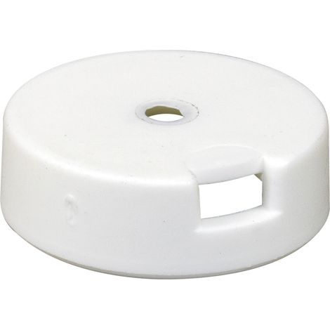 Wagner QuickClick Möbelgleiter BASIC zum Anschrauben ø 20mm, Höhe 7mm, weiß, 4 Stk