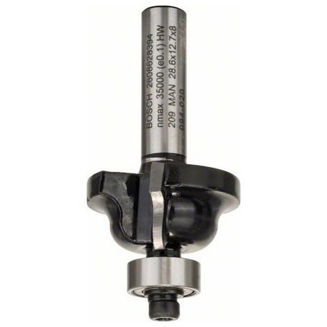 FRESA PER PROFILI B LARGH. 8 MM R. 4 MML. 54 MM