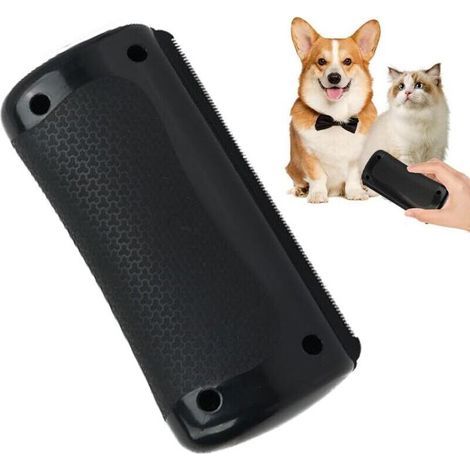 Spazzola per cani, spazzola per gatti, spazzola per peli di animali domestici, accessori per cani e gatti a pelo lungo e corto, per diradamento del pelo (1 pz) (1/4)