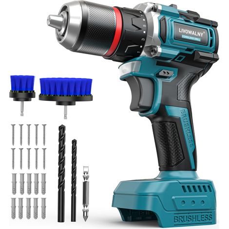 50Nm Perceuse Visseuse Sans fil Compatible avec Batteries 18V (1/5)
