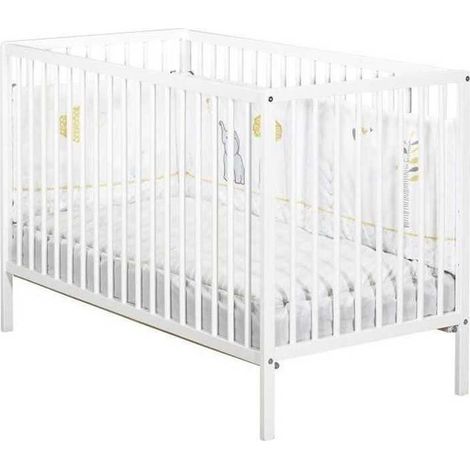 Baby-price Babybett 120 x 60 cm weiß sicher (1/3)