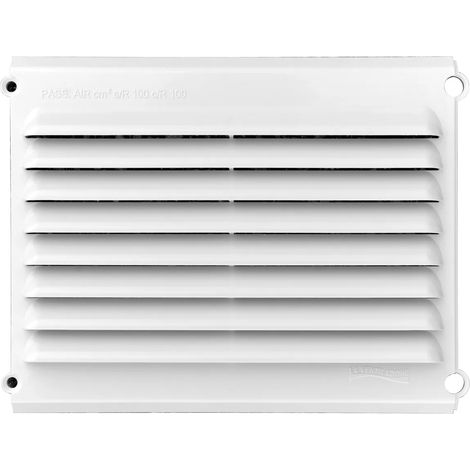 GRIGLIA AEREAZIONE MM 180X146 MODULO CENTRALE BIANCO