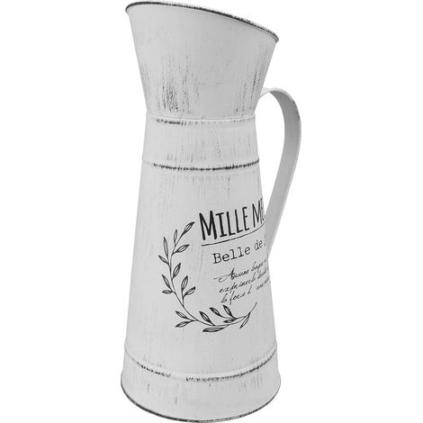 Vase Vintage Fer De Forme Originale Élégant Et Créatif pour Fleurs Ornement Décoratif pour Jardin (1/5)