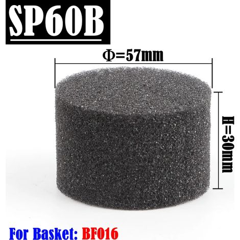 (SP60-Noir-Q50) 50 éponges hydroponiques de qualité supérieure pour la culture hors-sol de fleurs et de légumes en intérieur, pour la culture hydroponique en panier. (1/4)