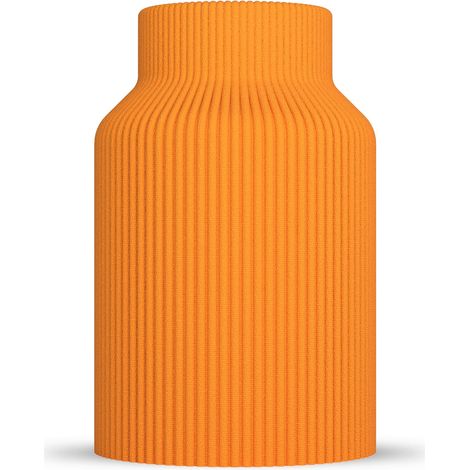 Vase Rabella - Vase décoratif moderne pour herbe de la pampa et fleurs séchées - Style scandinave pour salon - Objet design 3D en plastique (PLA) - Léger et incassable (1/5)