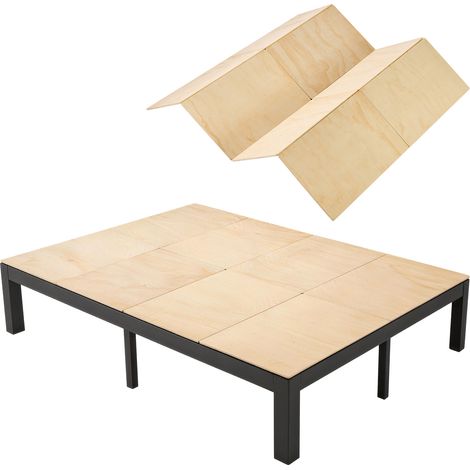VEVOR Bunkie Board Queen Size, 195x148 cm Matratzenstützbrett mit Nylongurtband, Sperrholz, Abgerundete Kanten, Anti-Durchhang-Design für Metallrahmen, Schlafsofas, Plattform- & Etagenbetten (1/5)