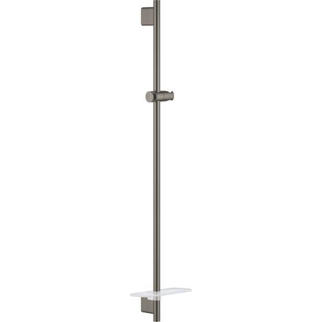 Grohe Rainshower Smartactive Barre de douche 900mm avec curseur et support orientable, Hard Graphite brossé (26603AL0)