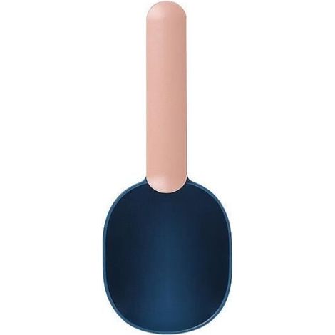 (Pink Blue)Mangeoire pour Chien et Chat avec Sac Scellé, Cuillère Multi Fonction Durable pour Animaux de Compagnie, Tasse à Mesurer (1/4)