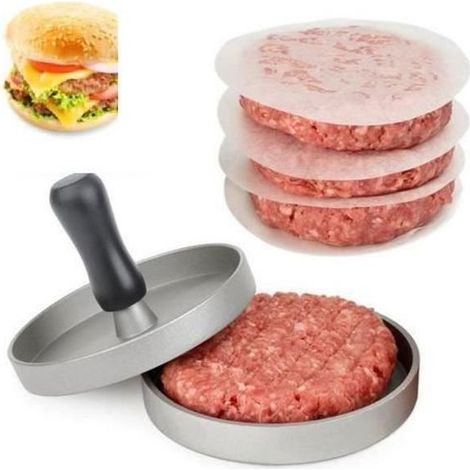 Presse à burgers - WOWSUPER - Facile à utiliser - Noir - 110 Watt (1/2)