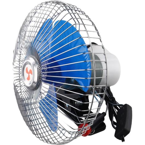 Ventilateur oscillant en métal pour camions 12 V 24 V (1/5)