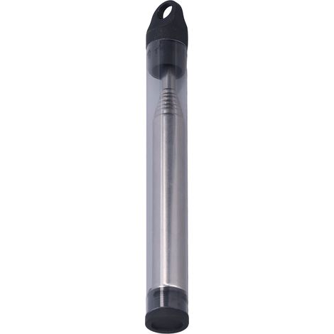 Souffleur à feu en acier inoxydable, tube rétractable de poche pour pique-nique, camping et randonnée en extérieur (1/5)
