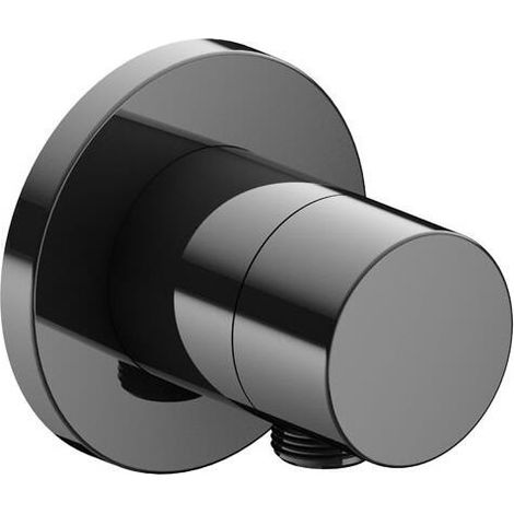 Valvola a 3 vie deviatrice IXMO DN 15, UP, con maniglia IXMO Rosetta Pure tonda cromata nera lucida KEUCO