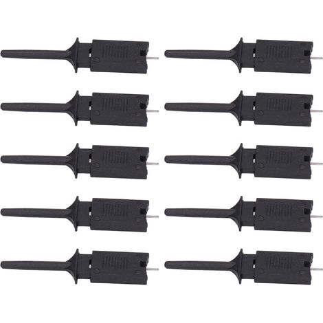 Lot de 10 pinces de test SMD pour sonde mini cavalier IC, idéal pour analyseur logique et expériences électroniques. (1/5)