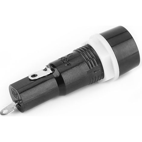 Lot de 20 porte-fusibles MF-527 5x20mm, boîtier de protection de fusible noir (1/5)