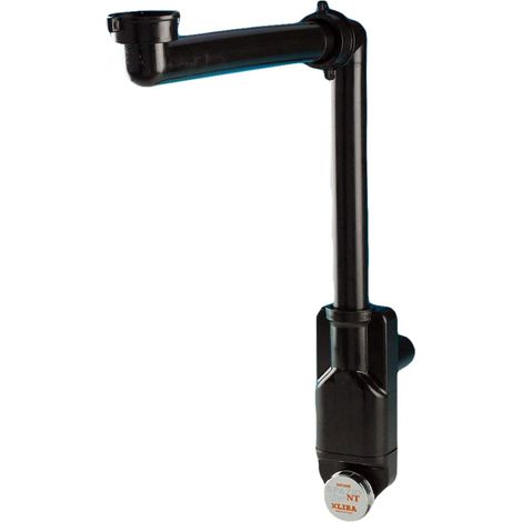 LIRA A827426 SIFONE LAVABO, Nero (1/4)