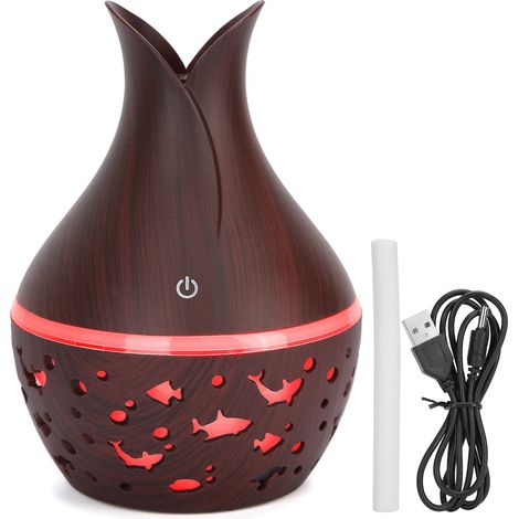 300ml Diffuseur d'Aromathérapie USB Portable - Humidificateur d'Air Élégant avec Fonction Brumisateur (1/5)