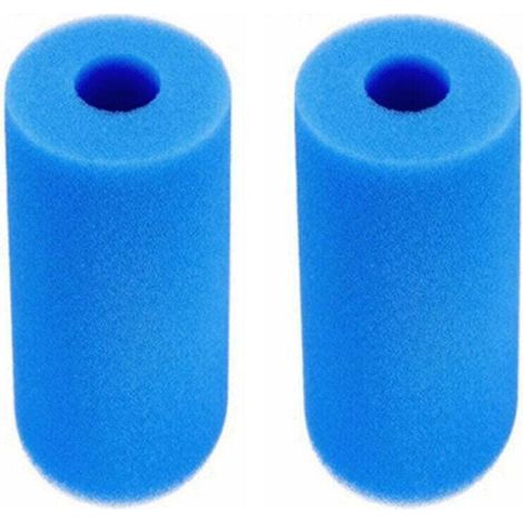 Filterschwamm Typ A, Pool-Filterschaum, wiederverwendbarer, waschbarer Poolfilter, Kartuschen-Schwammfilter, wiederverwendbarer Intex-Spa-Filter, 2 Stück