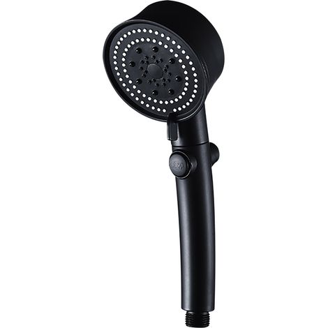Shower Head - Handheld Shower Head - Six-Speed Pressure Booster - Universal 4-Point Interface - For Bathroom Shower - 1 Piece (1/3)