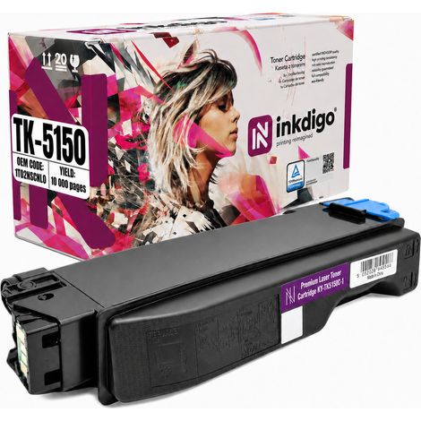 Inkdigo Toner TK5150C kompatibel mit Kyocera ecosys M6035cidn P6035cdn TÜV-zertifiziert (1/5)