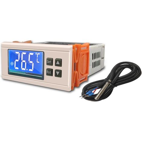 Contrôleur de température numérique STC-8080A+ : thermostat intelligent de contrôle de température de dégivrage pour réfrigération (1/5)