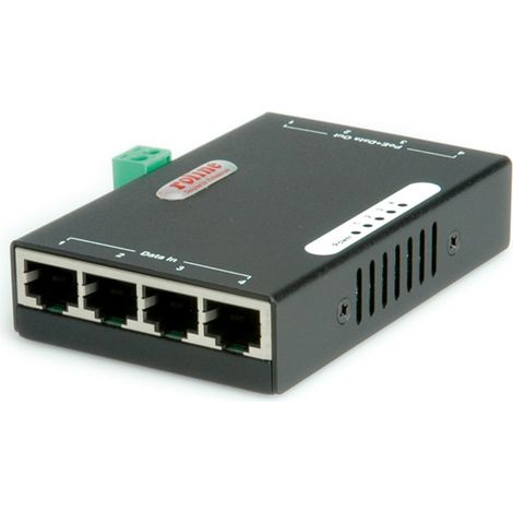 Iniettore Ethernet triton ROL-POE4 30 W per porta metallo nero