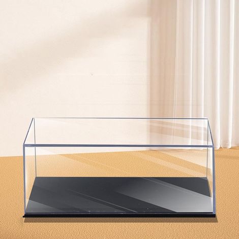 Clear Acrylic Storage Box for Small Collectible Cars with Transparent Lid and Sturdy Base for Displaying Figurines, 5 Pieces (1/5)