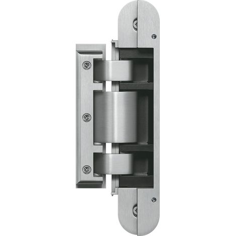 Simonswerk Glastürbänder Tectus TEG 310 2D, verdeckt - für Ganzklastüren 8-10mm bis 80kg, Edelstahl matt - 2 Stück (1/5)