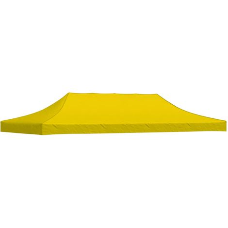 Party Tent Roof 6x3 m Yellow 270 g/m² vidaXL