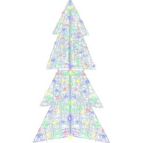 Sapin de Noël,Arbre de Noël avec 160 LED Multicolore 150 cm Acrylique CFW77060 (1/5)